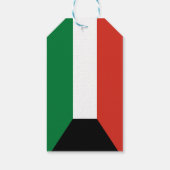 Kuwait-Flagge Geschenkanhänger (Rückseite)
