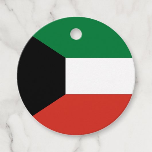 Kuwait-Flagge Geschenkanhänger (Vorderseite)