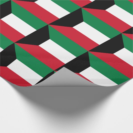 Kuwait-Flagge Geschenkpapier (Ecke)