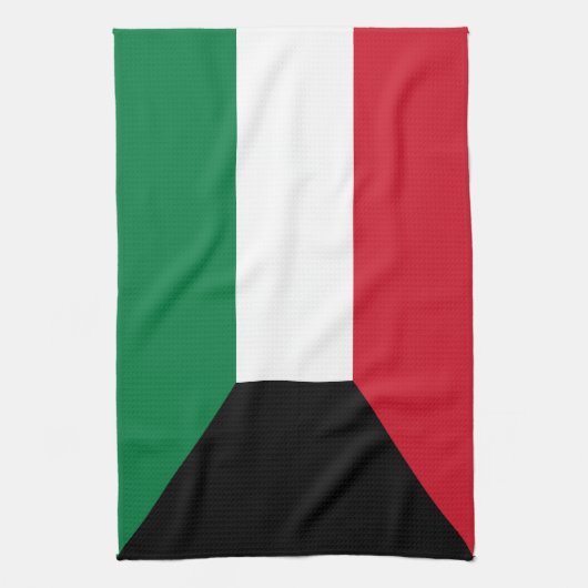 Kuwait-Flagge Geschirrtuch (Vertikal)