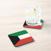 Kuwait-Flagge Getränkeuntersetzer (Rechte Seite)