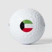 Kuwait-Flagge Golfball (Vorderseite)