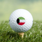 Kuwait-Flagge Golfball (Insitu T-Shirt)