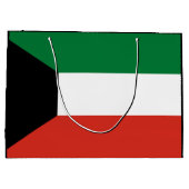 Kuwait-Flagge Große Geschenktüte (Rückseite)