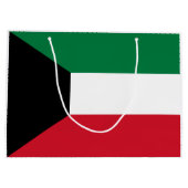 Kuwait-Flagge Große Geschenktüte (Rückseite)