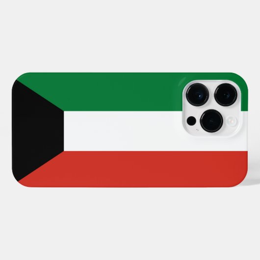 Kuwait-Flagge iPhone Hülle (Rückseite (Horizontal))
