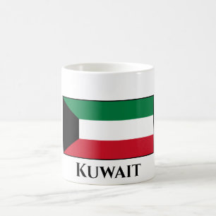 Kuwait-Flagge Kaffeetasse