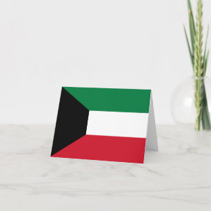 Kuwait-Flagge Karte