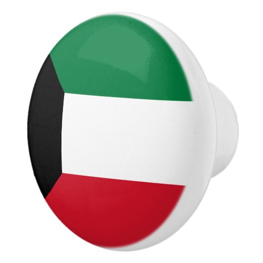 Kuwait-Flagge Keramikknauf (Rechts)