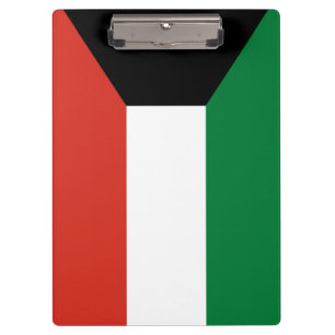 Kuwait-Flagge Klemmbrett