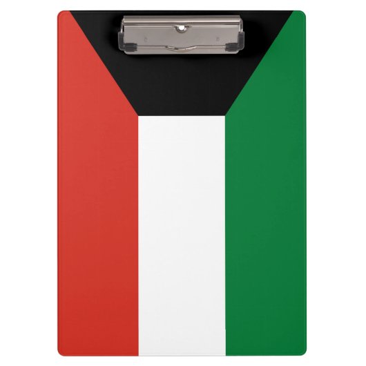 Kuwait-Flagge Klemmbrett (Vorderseite)