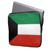 Kuwait-Flagge Laptopschutzhülle (Vorderseite Links)