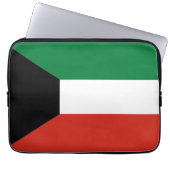Kuwait-Flagge Laptopschutzhülle (Vorderseite)
