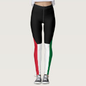 Kuwait-Flagge Leggings (Vorderseite)
