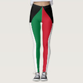 Kuwait-Flagge Leggings (Vorderseite)