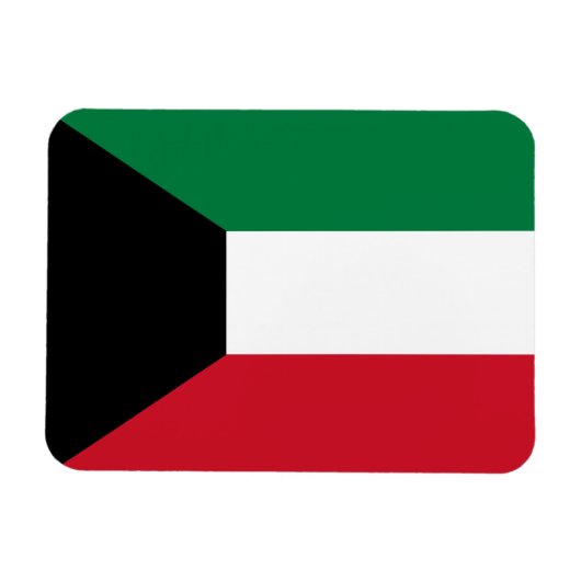 Kuwait-Flagge Magnet (Horizontal)