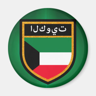 Kuwait-Flagge Magnet