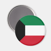 Kuwait-Flagge Magnet (Vorderseite/Rückseite)