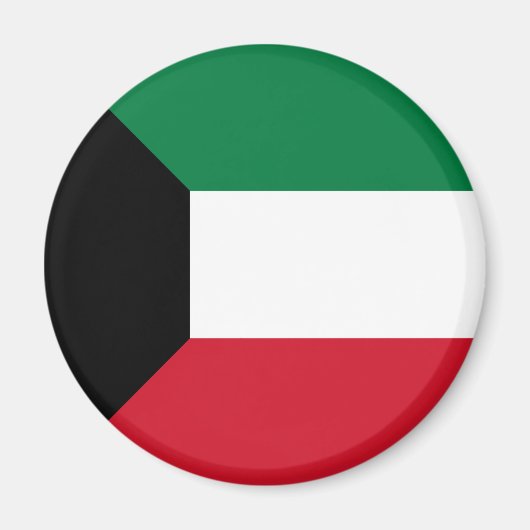 Kuwait-Flagge Magnet (Vorne)