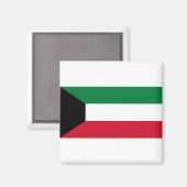 Kuwait-Flagge Magnet (Vorderseite/Rückseite)