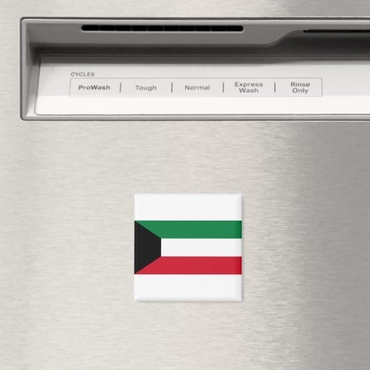 Kuwait-Flagge Magnet (In Situ (Geschirrspüler))