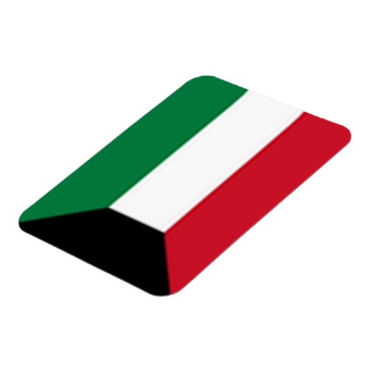 Kuwait - Flagge - Magnet (Linke Seite)