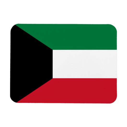 Kuwait-Flagge Magnet (Horizontal)