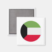 Kuwait-Flagge Magnet (Vorderseite/Rückseite)