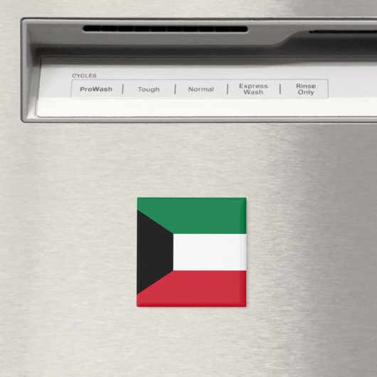 Kuwait-Flagge Magnet (In Situ (Geschirrspüler))
