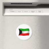 Kuwait-Flagge-Magnet Magnet (In Situ (Geschirrspüler))