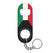 Kuwait-Flagge Mini Flaschenöffner (Rückseite)