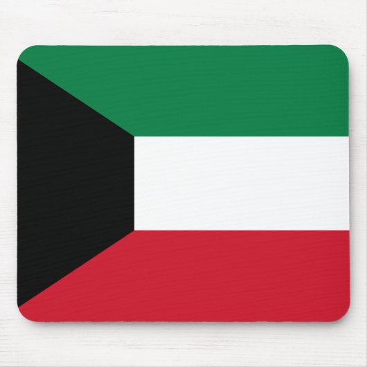 Kuwait-Flagge Mousepad (Vorne)