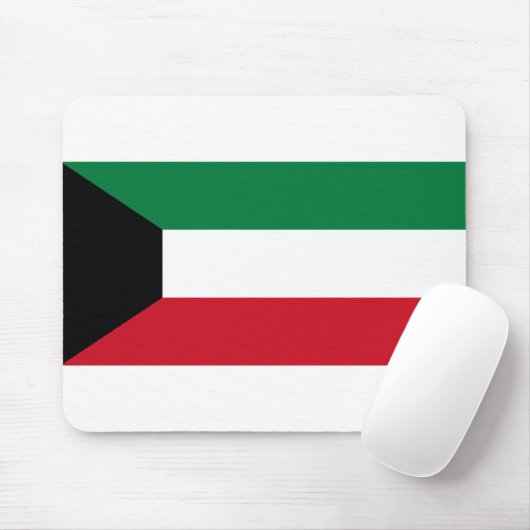 Kuwait-Flagge Mousepad (Mit Mouse)
