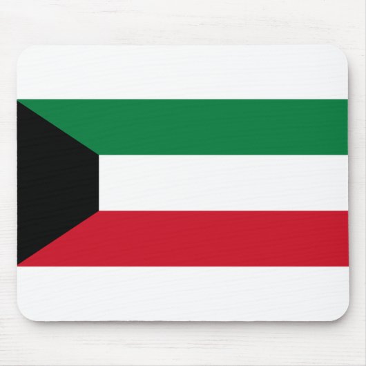 Kuwait-Flagge Mousepad (Vorne)
