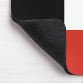 Kuwait-Flagge Mousepad (Ecke)