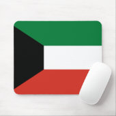 Kuwait-Flagge Mousepad (Mit Mouse)