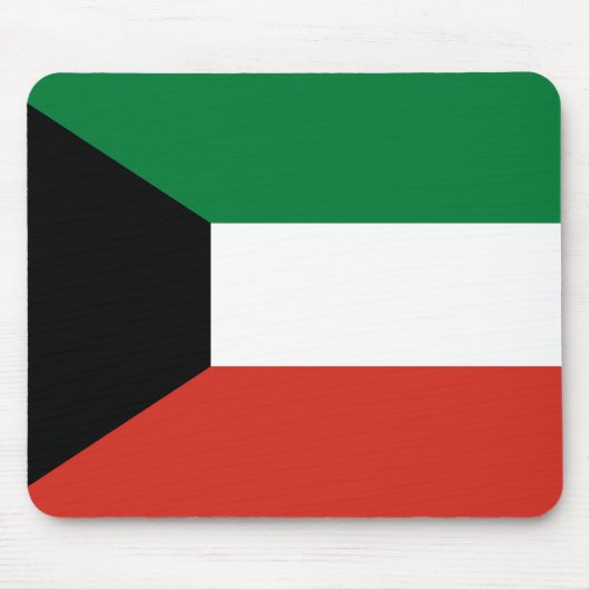 Kuwait-Flagge Mousepad (Vorne)