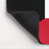 Kuwait-Flagge Mousepad (Ecke)