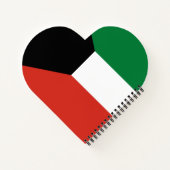 Kuwait-Flagge Notizblock (Rückseite)