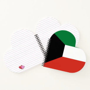 Kuwait-Flagge Notizblock