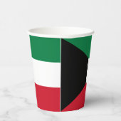 Kuwait-Flagge Pappbecher (Rechts)