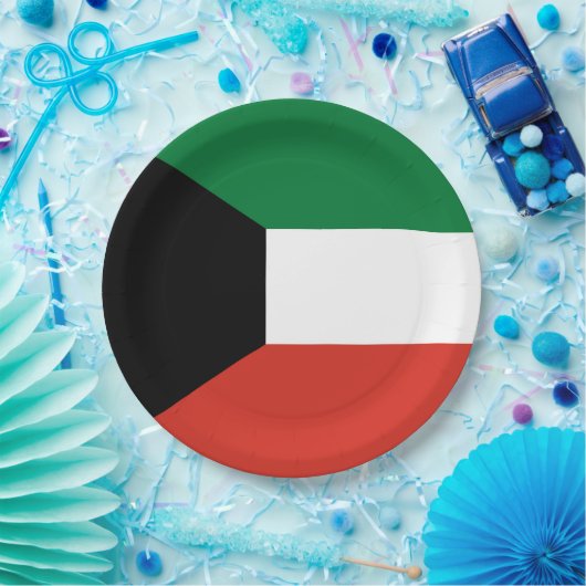 Kuwait-Flagge Pappteller (Party)