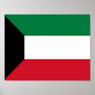 Kuwait - Flagge - Poster