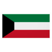 Kuwait-Flagge Poster (Vorderseite)