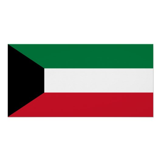 Kuwait-Flagge Poster (Vorderseite)