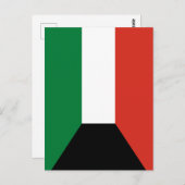 Kuwait-Flagge Postkarte (Vorne/Hinten)