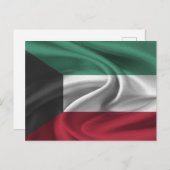 Kuwait-Flagge Postkarte (Vorne/Hinten)