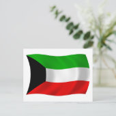 Kuwait-Flagge-Postkarte Postkarte (Stehend Vorderseite)