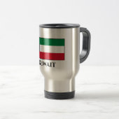 Kuwait-Flagge Reisebecher (VorderseiteRechts)