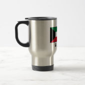 Kuwait-Flagge Reisebecher (Links)
